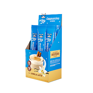 Cappuccino +Mu (com Whey) - Tradicional - (10 sachês com 18g cada) - 180g