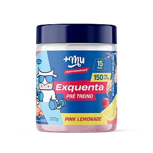 Exquenta +Mu Performance - Pré-Treino em Sachê - Pink Lemonade - (15 sachês com 20g cada) - 300g