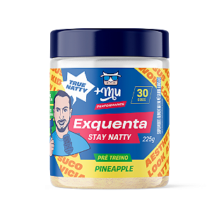 Exquenta Stay Natty - Pré-treino em Sachê - Pineapple (15 sachês com 7,5g cada) - 112,5g