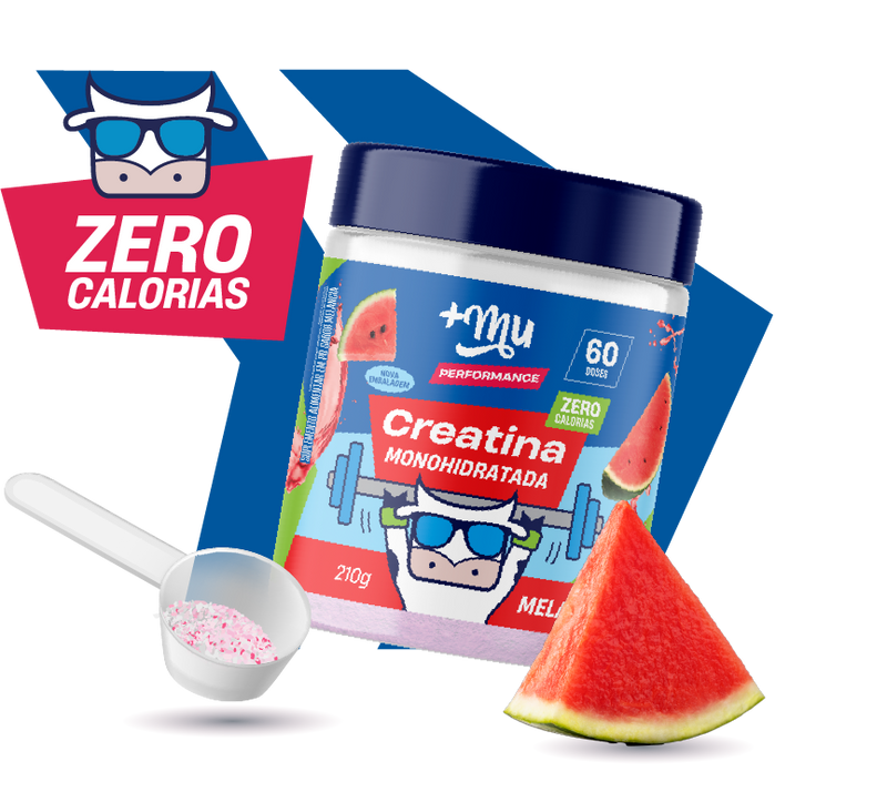 Creatina +Mu Performance - Melancia - 210g