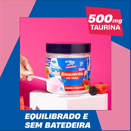 Exquenta +Mu Performance - Pré-Treino - Amora e Melancia - 500g