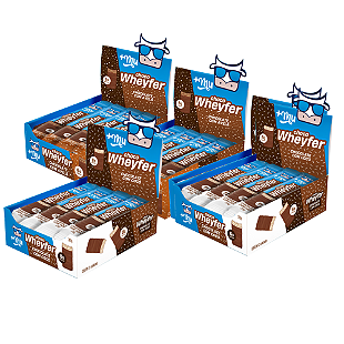 [Lançamento] Combo Chocowheyfer +Mu (3 Caixas Sabores chocolate com avelã, chocolate com coco, cookies - 36 uni.) - 900g