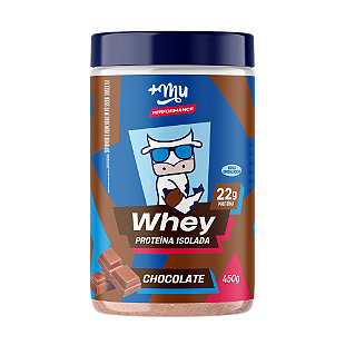 Whey Isolado +Mu Performance - Brownie - Pote 450g