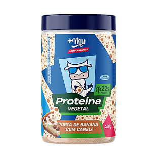 Proteína Vegetal +Mu Performance - Torta de Banana com Canela - Garrafinha 36g