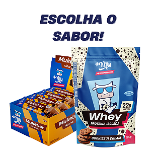 Mukebar +Mu Performance - Cookies'n Cream - Caixa 12 unidades - 720g